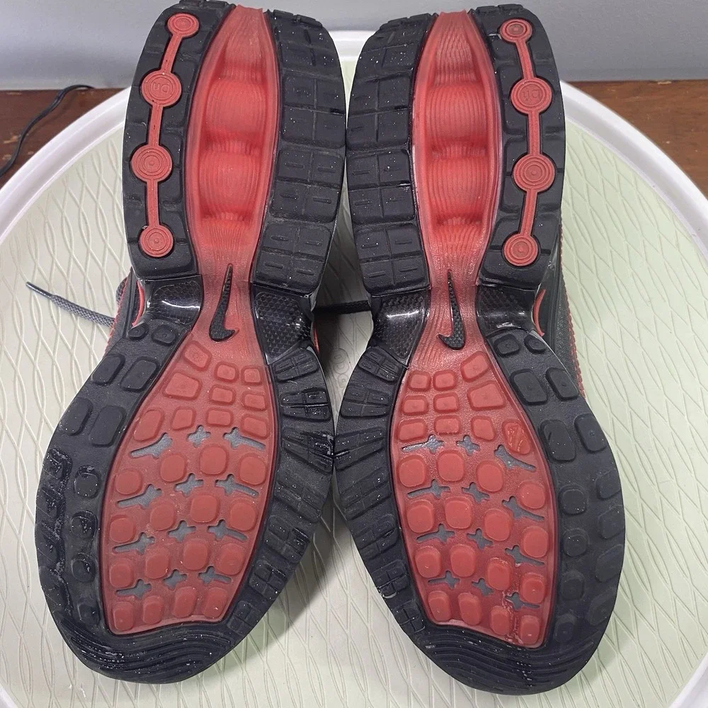 Nike Air Max‎ DN Men's Grey University Shoe Black/Red Running Sneakers Sz.10 EUC